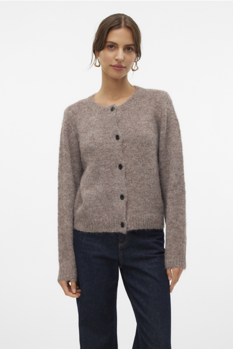 Vero Moda vmnovah ls o-neck button cardi ga n